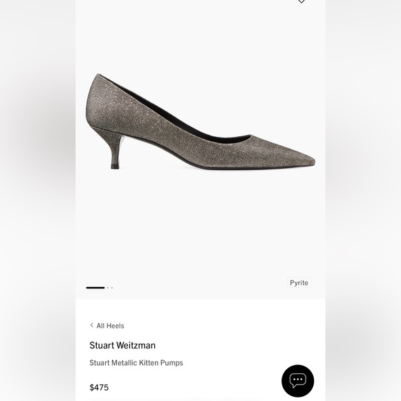 Stuart Weitzman Metallic Heels - Picture 1 of 5